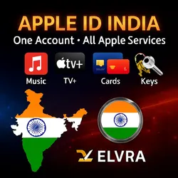 Apple ID Индия | Полный доступ к почте | Оплата, Музыка, ТВ