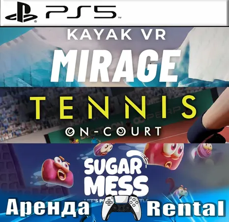 Kayak + Tennis + Sugar Mess (PS5 VR2/ENG) Аренда