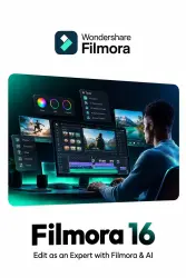 Wondershare Filmora 16 ВСЕ ВКЛЮЧЕНО ПОДПИСКА ДО 1 ГОДА