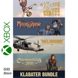 Klabater Bundle: The Amazing American Circus, Moonshine Inc., Heliborne and Crossroads Inn Xbox