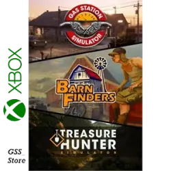 Gas Station Simulator + Barn Finders + Treasure Hunter Simulator BUNDLE Xbox