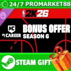NBA 2K26 MyCAREER Season 6 Bonus Offer STEAM GIFT