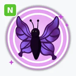Purple Butterfly | Ultra Rare, Neon | Adopt Me!