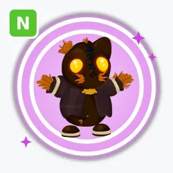Scarecrow Cat | Ultra Rare, Neon | Adopt Me!