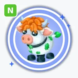 Clover Cow | Rare, Neon | Adopt Me!