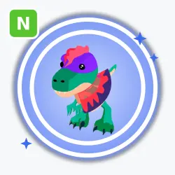 Dilophosaurus | Rare, Neon | Adopt Me!