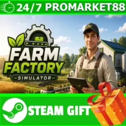 ВСЕ СТРАНЫ+РОССИЯ Farm Factory Simulator STEAM GIFT