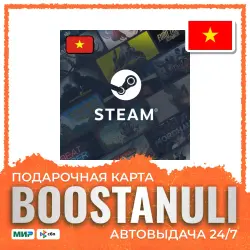 Steam Wallet Code (Вьетнам) 75000–500000 VND — код