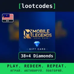 Mobile Legends: Bang Bang — 38+4 Diamonds — Malaysia