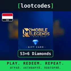 Mobile Legends: Bang Bang — 53+6 Diamonds — Indonesia