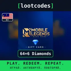 Mobile Legends: Bang Bang — 64+6 Diamonds — Malaysia