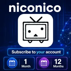 niconico | 1 месяц и 12 месяцев | Оформить подписку для вашего аккаунта
