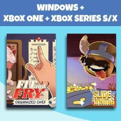 (XBOX One) Slide Viking + Fit And Fry - Organized Chef (Bundle)