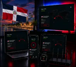 Happ VPN | Доминиканская Республика Статический IP | Защита от DPI | Доступ ИИ | 10 Гбит/с