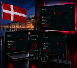 Happ VPN | Дания Статический IP | Защита от DPI | Доступ ИИ | 10 Гбит/с