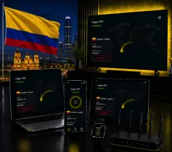 Happ VPN | Колумбия Статический IP | Защита от DPI | Доступ ИИ | 10 Гбит/с