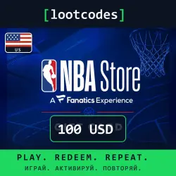 NBA Store Gift Card — $100 USD — Mobile — United States
