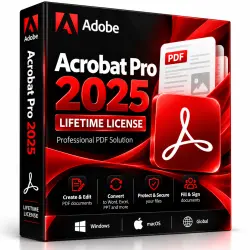 Adobe Acrobat Pro DC 2025 Professional | Ключ бессрочной лицензии | Windows
