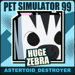 Huge Zebra [Exclusive] — Pet Simulator 99