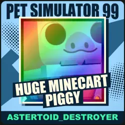 Huge Minecart Piggy [Exclusive] — Pet Simulator 99