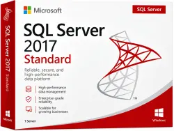 Microsoft SQL Server 2017 Standard Бессрочный Ключ [1 Сервер / Global]