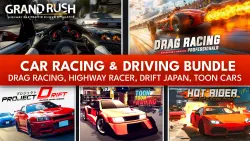 (Nintendo Switch 1) Car Racing & Driving Bundle - Drag Racing, Highway Racer, Drift…