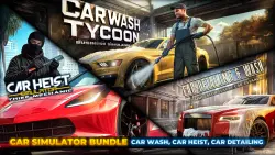 (Nintendo Switch 1) CAR SIMULATOR BUNDLE (CAR WASH, CAR HEIST, CAR DETAILING)