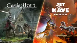 (Nintendo Switch 1) Castle of Heart + Jet Kave Adventure Bundle