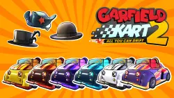 (Nintendo Switch 1) Garfield Kart 2 - All You Can Drift - Garfing Cosmeowtics