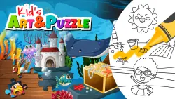(Nintendo Switch 1) Kid's Art & Puzzle