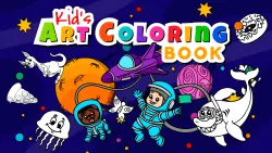 (Nintendo Switch 1) Kid's Art Coloring Book