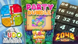 (Nintendo Switch 1) Party Bundle: Ludomania & Flowlines VS & 2048 Battles