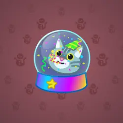 NFT Snow Globe Party Cat