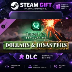 Rebel Inc: Escalation Dollars & Disasters · DLC ДЛЯ STEAM · GIFT · АВТОДОСТАВКА