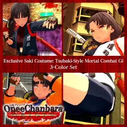 ДОПОЛНЕНИЕ · Exclusive Saki Costume: Tsubaki-Style Mortal Combat Gi 3-Color Set PS4 Укр. UA/Турция