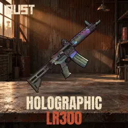 Holographic LR300 — скин оружия в Rust