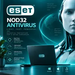 ESET NOD32 Antivirus Ключ - 1 ПК 2 Года - Global