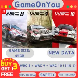 WRC 8 + WRC 9 + WRC 10 (3 IN 1) Nintendo Switch 1/2