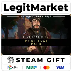 DLC Sid Meier's Civilization VI: Portugal Pack / Steam АВТО / РУ + МИР