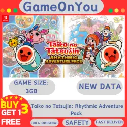 Taiko no Tatsujin: Rhythmic Adventure Pack Nintendo Switch 1/2