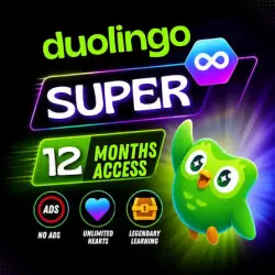 Duolingo Super — 12 месяцев | Активация на ваш аккаунт