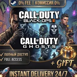 Call of Duty - Black Ops II + Zombie, Ghosts / RU / Steam / Полный Доступ / Black Ops 2