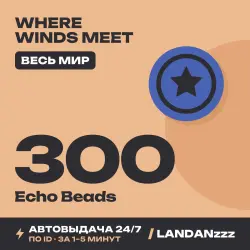 Where Winds Meet 300 Echo Beads | Пополнение по ID | Весь мир | Автодоставка 24/7