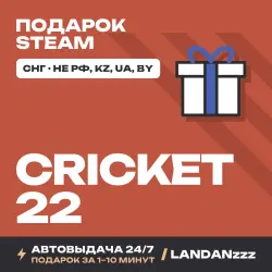 Cricket 22 | Подарок Steam | СНГ (не РФ, KZ, UA, BY) | Автодоставка 24/7