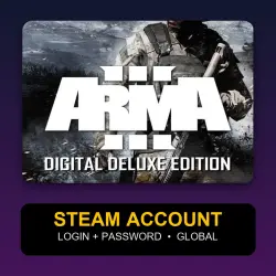 Arma 3 Deluxe Edition — Аккаунт Steam (логин + пароль) — GLOBAL