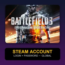 Battlefield 3 Premium Edition — Аккаунт Steam (логин + пароль) — GLOBAL