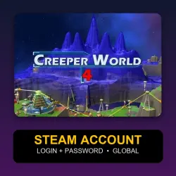 Creeper World 4 — Аккаунт Steam (логин + пароль) — GLOBAL