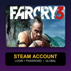 Far Cry 3 — Аккаунт Steam (логин + пароль) — GLOBAL