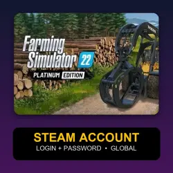 Farming Simulator 22 - Platinum Edition — Аккаунт Steam (логин + пароль) — GLOBAL
