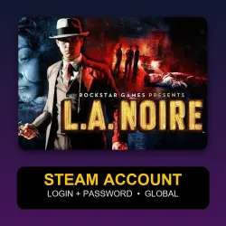 L.A. Noire — Аккаунт Steam (логин + пароль) — GLOBAL